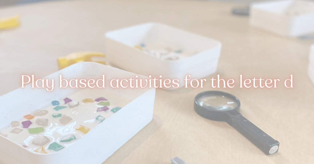 Super fun play based preschool activities that begin with the letter&nbsp;D