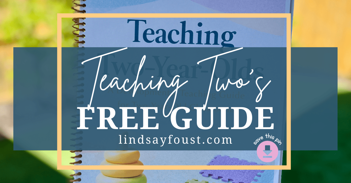 How to teach two year olds free guidebook download for teachers